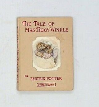 Vintage The Tale Of Mrs Tiggy - Winkle By Beatrix Potter Hardcover Book - H56