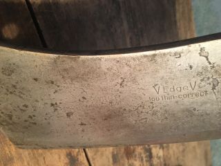 Large Vintage F Dick Germany No 95A Butchers 15 Inch Meat Cleaver 3
