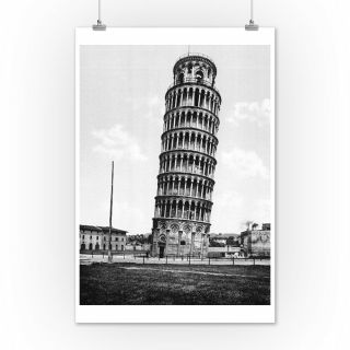 Italy - The Leaning Tower of Pisa - Vintage Photo (Posters,  Wood & Metal Signs) 2