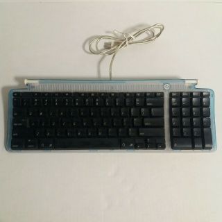 Vintage 1998 Apple Computer Usb Keyboard M2452 Teal Bondi Aqua Blue Imac
