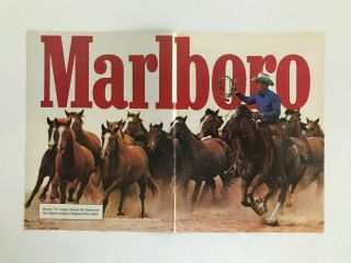 Marlboro 1983 Vintage Print Ad