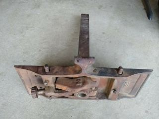 Emmert Antique Pattern Makers Woodworkers Bench Vise Front Jaw 18 " X 7 "