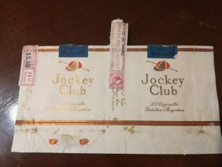 Jockey Club - Argentina Cigarette Pack Label Wrapper
