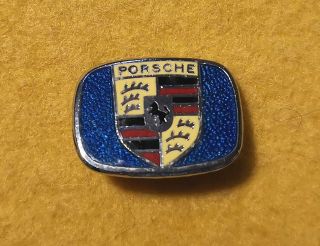 Vintage Porsche Lapel Pin Hat Pin Tie Tac Colored.