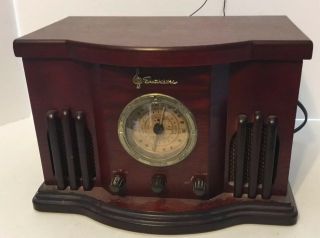 Emerson Vintage Heritage Am/fm/cd Stereo Table Radio,  Model Nr51rw