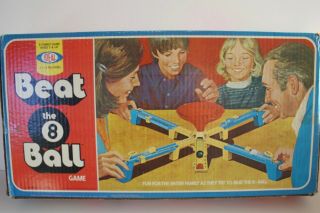 Vintage 1975 Ideal Toy Co.  Beat The 8 Ball Family Game Complete & Htf 2106 - 3