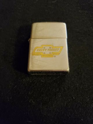 Vintage Zippo Chevy Trucks Lighter Made in USA 2