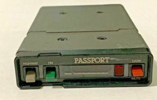 Vintage Passport Radar Detector Cincinnati Microwaves Vintage Radar Detector