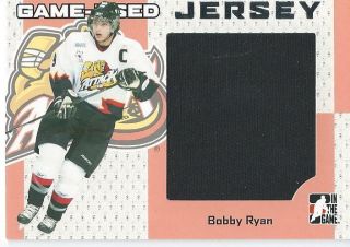 2006 - 07 Itg Heroes And Prospects Game - Jersey Bobby Ryan Guj - 49