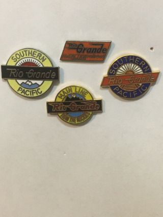 Rio Grande Southern Pacific Railroad Pins