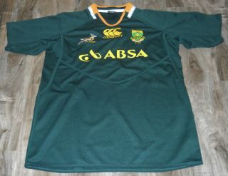 South Africa Rugby Jersey Men Size Xl Canterbury Sa Absa Vintage