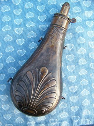 Black Powder Flask Riley 379 Shell & Bush Section Riley.  A Must Have
