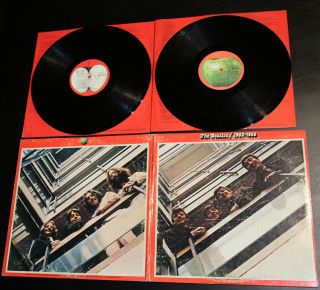 The Beatles 1962 - 1966 Lp Vinyl Record Album Vintage Apple Skbo 3402 Red