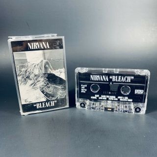 Nirvana - Bleach (sub Pop Records 1989) Cassette Tape - Vintage Grunge