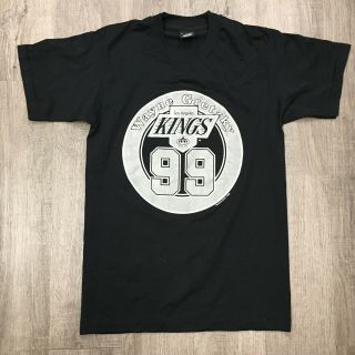 Vintage 1988 Nhl Wayne Gretzky Los Angeles Kings 99 50/50 Screen Stars Tshirt