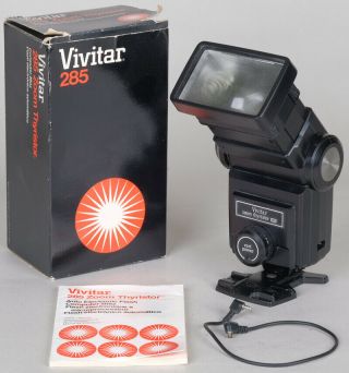 Classic Vintage Vivitar 285 Electronic Flash Bounce Zoom Head