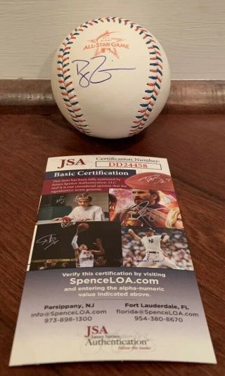 Ryan Zimmerman Autographed 2017 Mlb All Star Game Baseball Nationals Jsa