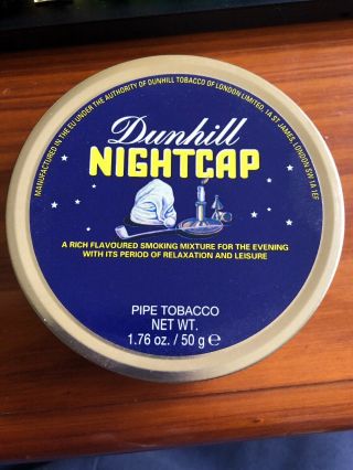 Dunhill Night Cap Pipe Tobacco Tin - Empty