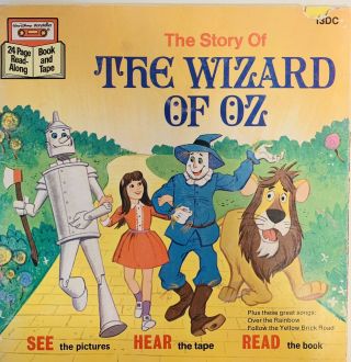 Walt Disney - The Wizard Of Oz Book Without The Audio Tape See - Hear - Read Book