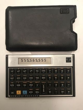 Vintage Hewlett Packard Hp 11c Scientific Calculator Batteries