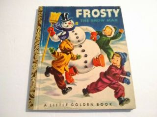 Vintage 1951 Frosty The Snowman A Little Golden Book Children’s Classic Hardback