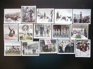 15 German Cigarette Cards Of Events Following World War 1,  Issued 1935,  2/3