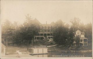 Rppc Alexandria Bay,  Ny The Edgewood Hotel Jefferson County Noko Postcard Vintage
