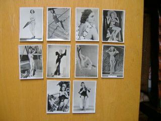 Photocards Series Of General Interest (kings Clause) Part Set Ardath 1939 Pinups