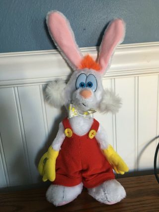 Vintage Applause Disney Who Framed Roger Rabbit Plush Doll 8 " 1987