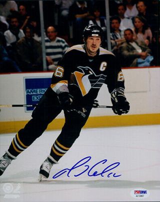 Mario Lemieux Signed Pittsburgh Penguins 8x10 Glossy Photo Psa/dna Authenticated