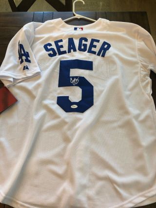 Corey Seager Signed Los Angeles Dodgers Jersey Jsa Autographed Huge Deal
