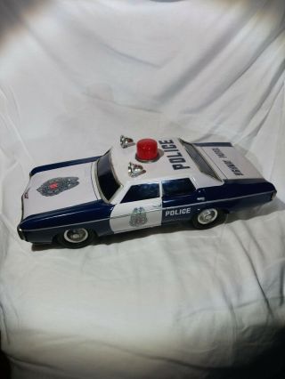 Vintage Tin Toy - 1969 Impala Highway Patrol/police Car -