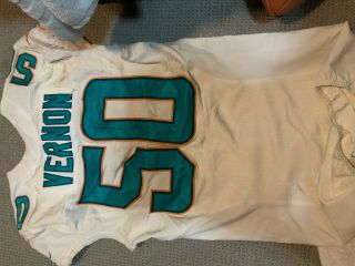 Olivier Vernon Game Worn Jersey And Autographed