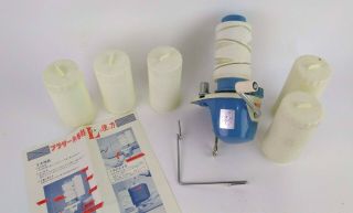 Vintage Brother Wool Winder Knitting Machine Cone Yarn Includes 5 Cones Japan Z1