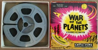 Vintage Castle Films 8mm Silent Movie Film In Box: War Of The Planets