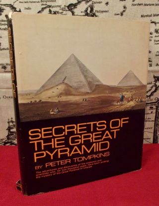 Secrets Of The Great Pyramid By Peter Tompkins Vintage 1971 Hc Dj Book