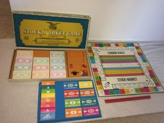 Vintage 1968 Whitman Stock Market Game The Board Game 100 Complete Game