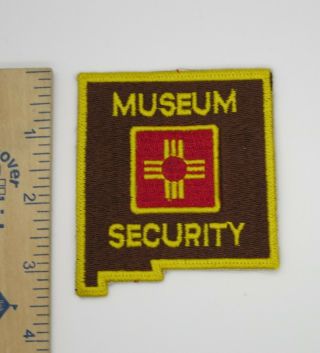 Museum Of Mexico Security Patch Vintage