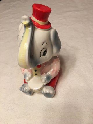 Vintage Elephant Bank With Stopper Made In Japan