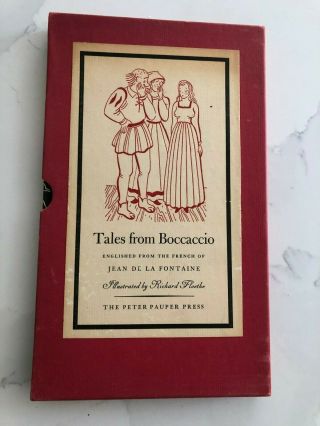 Tales From Boccaccio By Jean De La Fontaine.  First Ed.  1947.  Ribald Poetry.