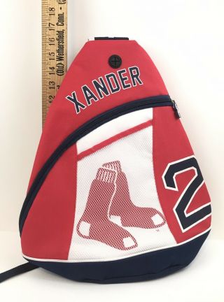 Mlb Boston Red Sox Backpack Xander Bogaerts 2 Kid Nation