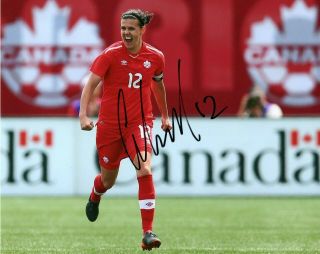 Christine Sinclair Team Canada Autographed Signed 8x10 Photo 3