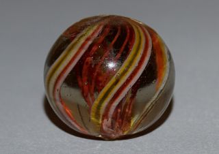 Vintage Marbles Vhtf Red Lattice Core H/u 11/16 " - 17mmm