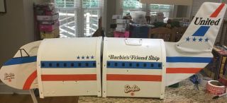 Vintage Barbie: 1972 Friend Ship United Airplane By Mattel “rare” Friendship Jet