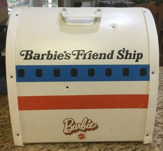 VINTAGE BARBIE: 1972 FRIEND SHIP UNITED AIRPLANE BY MATTEL “Rare” FRIENDSHIP JET 2