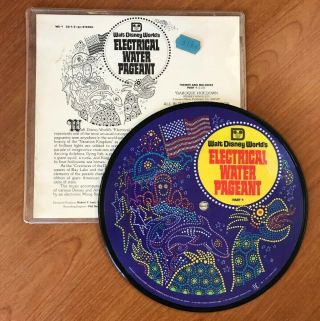 Vintage Retro 1973 Walt Disney World Electric Water Pageant Picture Disc Record