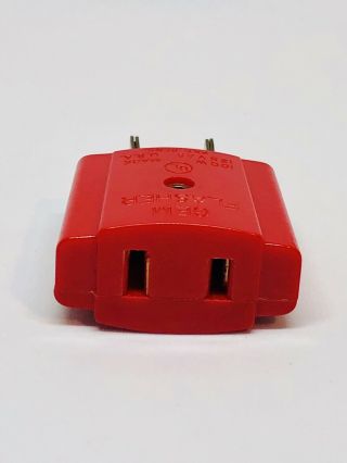 Vintage Red Gem Flasher On Off Plug Christmas Tree Light Blinker 3
