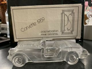 1959 Corvette By Paul Sebastian Fine Crystal Car