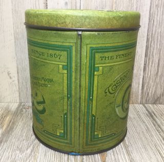 Vintage Green Sunshine Brand Coffee Tin Advertising Canister 2