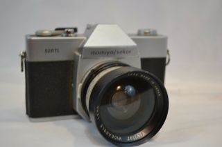 Vintage Japan Mamiya / Sekor 528 Tl 35mm Film Camera Vivitar Wideangle
